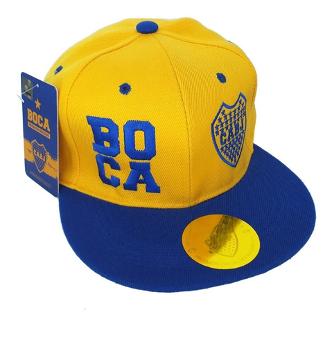 Gorra Visera Plana Boca Juniors (bj282b)- Licencia Oficial