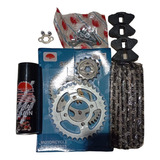 Kit Transmision Complet Cadena Piñon Corona Motomel Blitz110