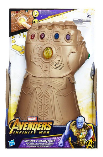 Manopla Do Infinito Eletrônica Thanos Com Som E Luz Hasbro