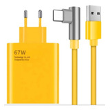 Carregador Para Xiaomi Mi Turbo 67w Redmi Note Poco Amarelo.