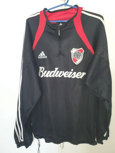 Buzo De Entrenamiento River Plate Negro Budweiser 2005 T.xl