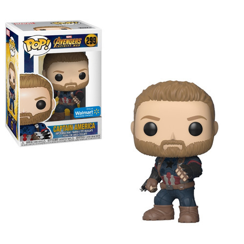 Funko Pop Infinity War Captain America Action Pose