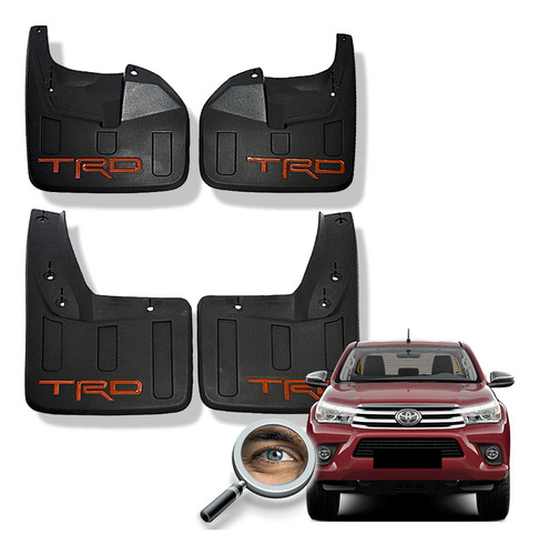 Hilux 2016 2022 Kit 4 Barreros Originales Trd Tuningchrome