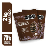 Chocolate Sicao Amargo Callebaut  70% Cacao 2 Kg.