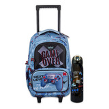 Mochila Carro Talbot Gamer 45cm+botella Termica 500ml