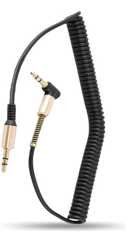 Cable Auxiliar 90° Miniplug 3.5mm Tipo Codo / Cable Espiral 