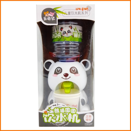 Mini Dispensador De Agua Infantil Oso Panda Kawaii