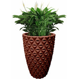 Vaso Coluna Grd Diamante 3d Plantas Casa Jardim Decor Luxo