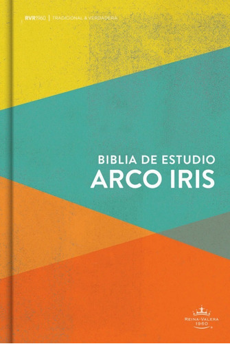 Biblia De Estudio Arco Iris Reina-valera 1960 Tapa Dura