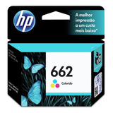 Cartucho Tinta Original Hp 662 Colorido Deskjet 2516 3516 