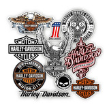 Kit De Adesivos - Harley Davidson | 21 Peças 
