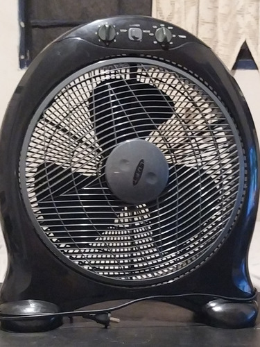 Ventilador Turbo Luft Negro Con Temporizador 
