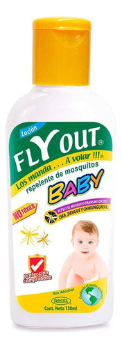 Loción Repelente De Mosquitos Fly Out Baby 130 Ml