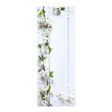 Adesivo Decorativo De Porta Flores Floral Madeira (cod.fm4)