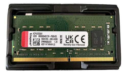 Memoria Ram Kingston Technology Kcp432ss8/8 8gb 3200mhz