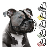 Pitbull Dog Bozal Máscara De Metal Amstaff Secure Wire Baske