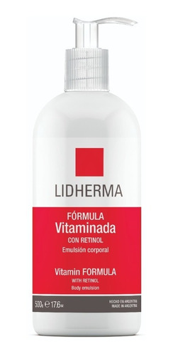 Crema Vitaminada Con Retinol X 500 Gr - Lidherma - Recoleta