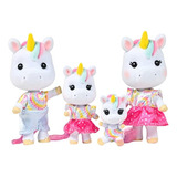 Mini Muñecas Familia De Unicornios Juguete Sunny Days ;o