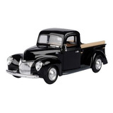 Ford Pickup 1940 Escala 1:24 Motor Max Negro