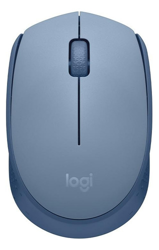 Mouse Sem Fios Logitech M170 Azul Acinzentado / Azul Claro