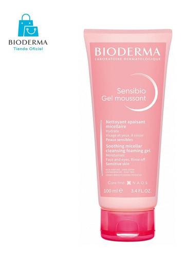 Bioderma Sensibio Gel Moussant, Gel Micelar Limpiador, 100 M Tipo De Piel Sensible