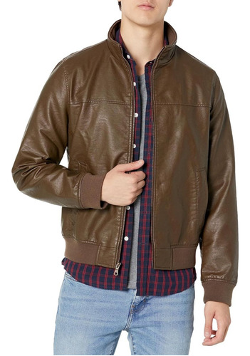 Chamarra Tommy Hilfiger Bomber Moderna Casual Hombre Cth09