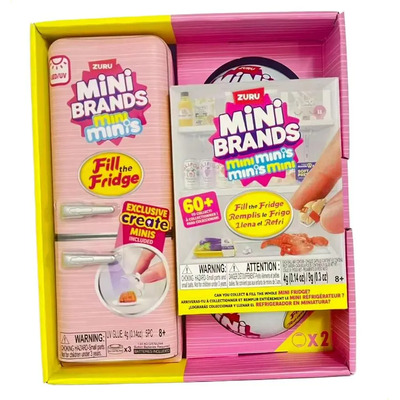 Mini Brands Llena El Refrigerador, Llena El Refri+2 Bolas.