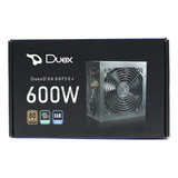 Fonte Duex 600w  80 Plus Bronze  Dx600fse+