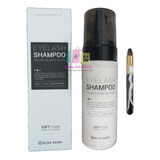 Shampoo Para Pestañas Profesional 150 Ml+ Brocha Black Berry