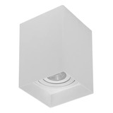 Spot Plafon Sobrepor Quadrado Mr16 Direcionável Gu10 Cor Branco 110v/220v