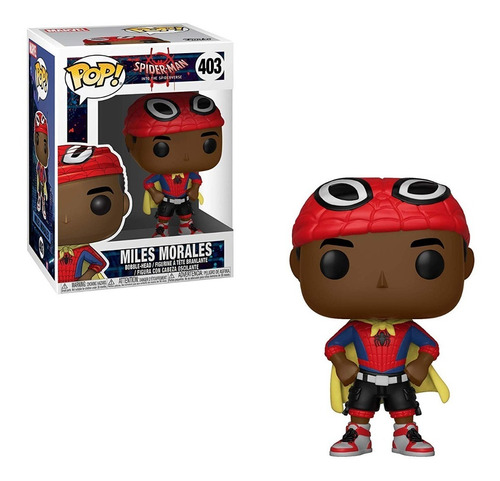 Funko Pop Marvel Spider-man Miles Morales With Cape