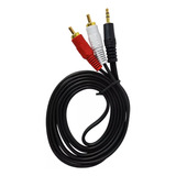 Cable Auxiliar Sonido Audio  Celular Rca Plug Jack 3.5mm