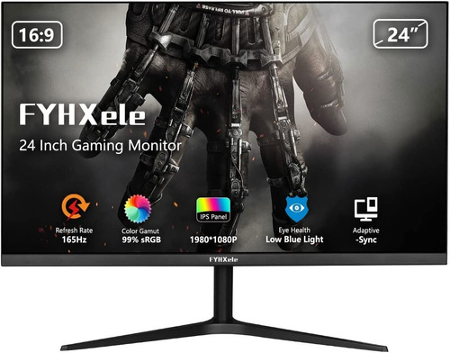 Monitor Gamer Fyhxele 23,8 Paneles Ips Full Hd 165 Hz 1 Ms H