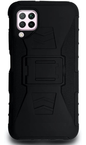 Funda Protector Uso Rudo + Mica Huawei Y6 Y7 Y9 P Smart 2019