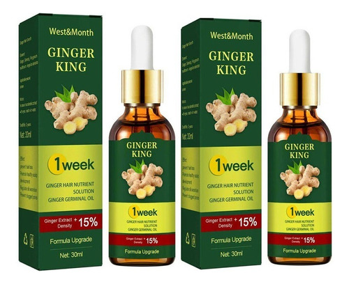 7 Day Ginger Germinal Hair Growth Serum Óleo Para Pentear