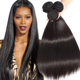 Blackmoon Hair Cabello Lacio Brasileno 3 Paquetes De 8 8 8 P
