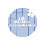 Stickers Personalizados Emprendimiento X 120un 4 Cm
