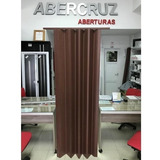 Plegadiza Pvc Reforzada Color Marron Cedro De 10mm 70x200