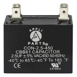 Appli Parts Condensador Capacitor De Ventilador 2.5 Mfd (