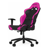 Silla De Escritorio Vertagear Sl2000 Vg-sl2000 Gamer Ergonómica  Negra Y Rosa Con Tapizado De Cuero Sintético