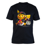Remera Algodon Premium - 0416 Videojuegos 4 - Pikachu
