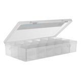 Caja Organizadora Con 18 Divisiones De Plástico | Her-222 Color Blanco