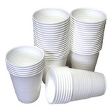 Vaso Plastico Descartable 180cc Blanco Premium X1000u