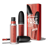 Kit 2 Batom Liquido Powder Kiss Liquid Mac Original