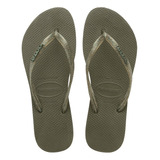 Chinelo Havaianas Slim Logo Metallic