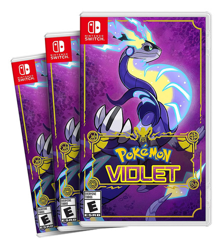 Combo Com 3 Pokemon Violet Switch Midia Fisica