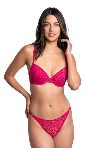 Coqueto Coordinado En Encaje Floral, Carnival 74453