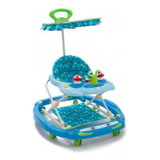 Andador Mecedor Caminador Love Musical 7017 Color Azul