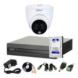 Kit Seguridad Dvr 4ch Disco + 1 Cámara Full Color Micrófono