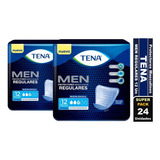 2pack Protector Masculino Incontinencia Tena For Men 12unid